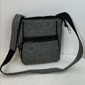 31 Quilted Gray Crossbody Bag